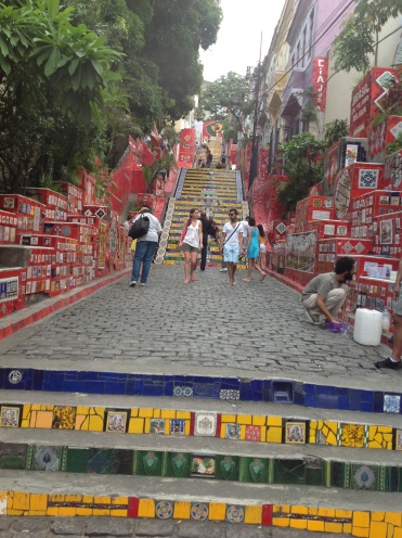 Stairs of Selaron in Lapa