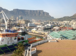 View of Table Mountain from my room