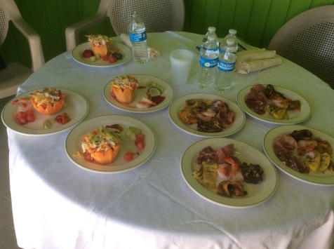 5 course gourmet lunch privately served by our attendants